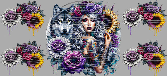 16oz Sunflower Girl-SU-506